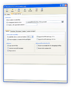 Encode PHP options