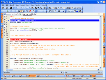 Single-Stepping through a PHP script in PHP Debugger Single-Stepping through a PHP script in PHP Debugger