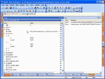 Debugger Watch tab in PHP Debugger Debugger Watch tab in PHP Debugger