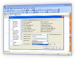 Select Mozilla to view PHP