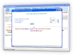 PHP Application Pop Up