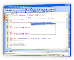 Php Editor HTML code Templates list