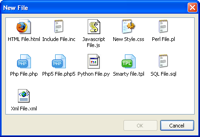 PhpED’s new file window