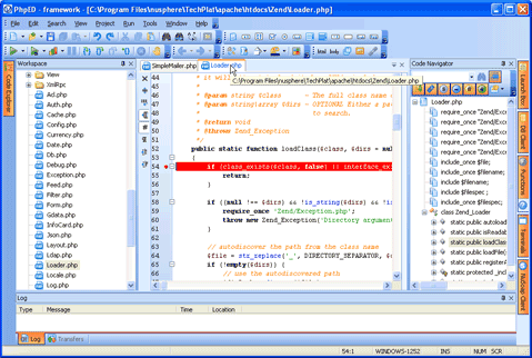 Zend Framework Break Point Remote file Zend Framework Break Point Remote file