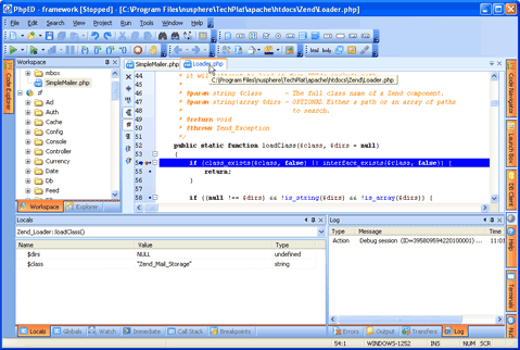 Zend Framework stop break point Zend Framework stop break point