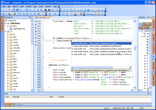 Zend Framework Editor Zend Framework Editor